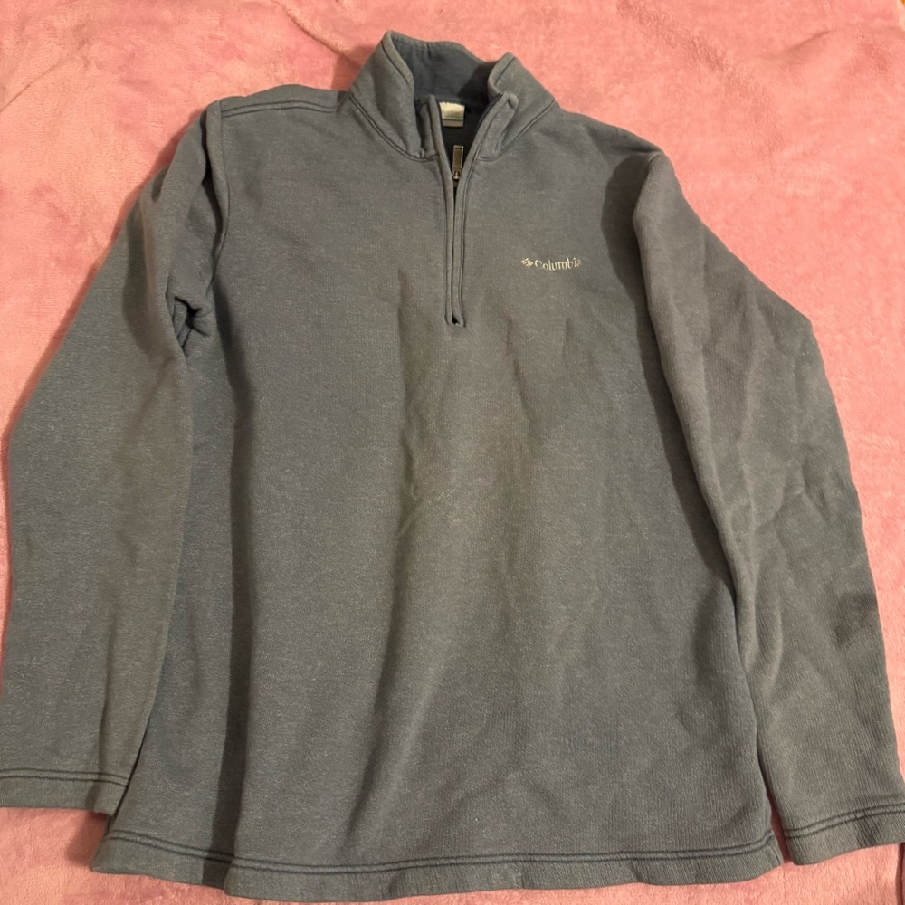 Columbia Charcoal Quarter-Zip Fleece